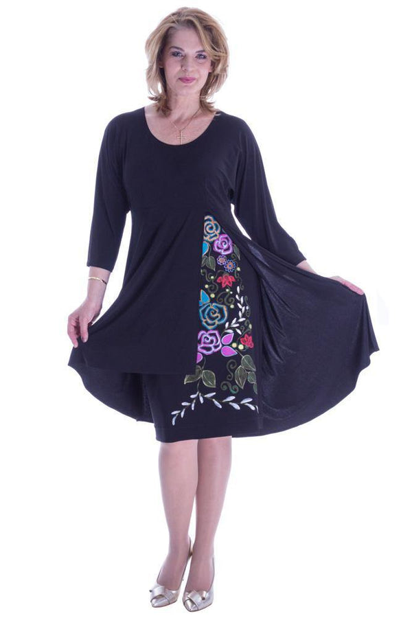 Rochie jerse pictata manual  Liza Panait Liza Panait Online Boutique
